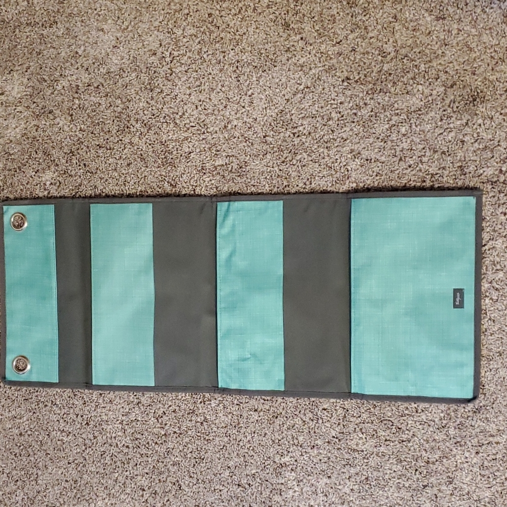 Teal and Taupe Thirty One Wall Hanger